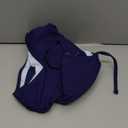 SUUKSESS Women One Piece Tummy Control Swimsuit Crisscross Backless Bathing Suit (Large, Indigo Blue)