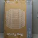 NEWBULIG Dog Playpen 8 Panels 40" Height Foldable Heavy Duty Metal Dog Exercise Playpen Puppy Fence for Indoor Outdoor Yard (Jet Black)