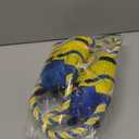 Multipet 11" Minion Dog Toy with Double Tug and Squeakers, 3 Pcs