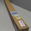 Persilux Free-Stop Cordless 100% Blackout Roller Shades for Windows, Natural Woven Fabric UV Protection Privacy Thermal Insulated Window Blinds for Indoor Windows, Home, Bedroom, Khaki 39" W x 72" H