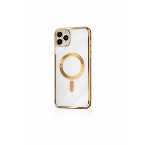 SUPFINE Magnetic for iPhone 11 Pro Max Case(Compatible with MagSafe)(Military Grade Drop Protection) Slim Translucent Matte Shockproof with Anti-Fingerprint Phone Case, Desert Gold