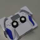 IWGAME RGB Wireless Controller for PS-5/ PC, Hall Effect Joysticks & Triggers Gamepad with programmable/ Remap/ Turbo/ LED Light Functions, 3.5MM Headphone Jack, Dual Vibration (White)