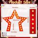 Movie Night Birthday Party Decorations Hollywood Photo Booth Banner with Runner Casino Party Supplies Backdrop VIP Star Photo Props Background Hanging for for Movie Star Birthday Party Supplies