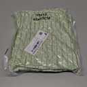 decorUhome Decorative Sage Green Throw Pillow Covers 18x18 Set of 2 with Splicing, Boho Soft Neutral Corduroy Broadside Twill Pillow Covers for Couch Bed Sofa Living Room