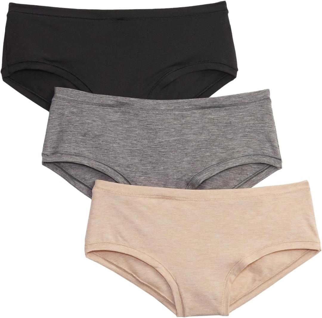 GAP Women's 3-Pack Stretch Cotton Hipster (Medium, Multi)