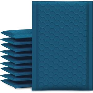 UCGOU Bubble Mailers 4x8 Inch Navy Blue 100 Pack Poly Padded Envelopes Small Business Mailing Packages Opaque Self Seal Boutique Shipping Bags Bubble Mailer