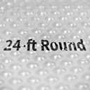 Blue Wave 24-ft Round Solar Blanket – 12 Mil Pool Cover with Thermal Bubbles to Retain Heat & Reduce Evaporation – Fade-Resistant Solar Cover for Above Ground Pools – Clear