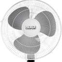 Comfort Zone 16-Inch Smart WiFi Wall Mount Fan, Oscillating 3-Speed Indoor Fan with App Control, Timer & Sleep Mode Quiet Adjustable Tilt, All-Metal Grille Space-Saving Cooling for Home or Office