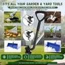 Universal Extension Handle Attachment for Snow Shovel, Weedeater, String Trimmer, Shovel, Rake & More, Back Saving Attachment for All Gardening Tools, Home Tool Gifts for Men (24")