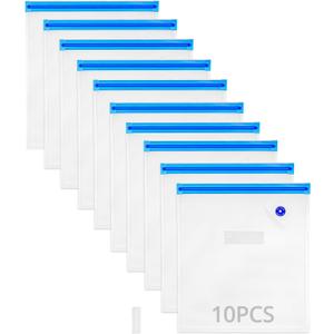 Creality Filament Vacuum Storage Kit, Premium Cleaning Drying Sealed 10 Storage Bags with Hand Pump/Desiccants, 3D Filament Dryer for 1kg 3D Printer Filament(15.75x15.75 inch)