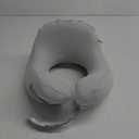 2in1 Ergonomic Memory Foam Travel Neck Pillow  2025 Upgrade Travel Pillow for All Sleep Positions on Flights, Road Trips, and Long Distance Travel with Drawstring Bag (Adjustable - Gray)
