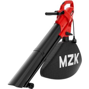 MZK 3 in 1 Electric Leaf Blower Corded, Leaf Vacuum and Leaf Mulcher, 460 CFM, 167 MPH Airflow, Corded Blowers with 40L Leaf Collection Bag for Yard, Garden