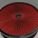 IMOOA
14" x 4" Round Air Cleaner with Red Washable Element & Black Trim For Chevy Ford Mopar