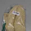Womens Crochet Straw Sun Hat with Wide Brim  Soft Foldable Floppy Beach Hat for Summer (One Size, Beige)