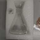 HAIZEEN 4 oz / 125 ml Glass All-Purpose Cruet, Glass Oil Decanter and Cruet (Cone-4 oz, Smooth surface)