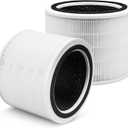 Core 200S Replacement Filter Compatible with LEVOIT Core 200S Core 200S-P Smart WiFi Air Purifier, Fit for Levoit Core 200s Replacement Filter, 2Pack 3-Stage H13 Grade True HEPA Filter, Core 200S-RF