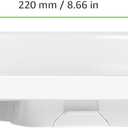 Lepro 8.7 inch Flush Mount LED Ceiling Light for Bathroom, Waterproof, 5000K Daylight White, 1500 LM 15 watt, 120 watt Equiv. Round Flat Low Profile Ceiling Fixture for Laundry, Kitchen, Hallway