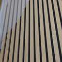 Art3d 2 Wood Slat Acoustic Panels for Wall and Ceiling - 3D Fluted Sound Absorbing Panel with Wood Finish - Oak