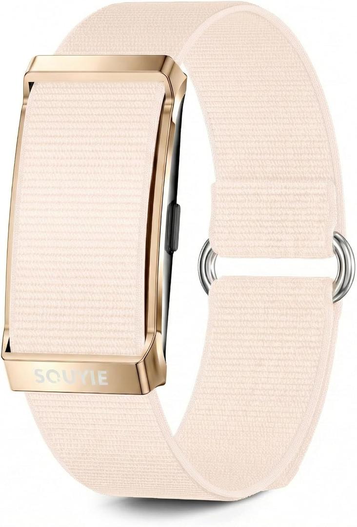 Smart Bracelet for Women, Wearable Health Activity Fitness Trackers, 24/7 Continuous Heart Rate/Blood Pressure/HRV/Stress Monitor, 24H Sleep Tracker, 170+ Sports Modes Smart Band with Free APP 2 Bands