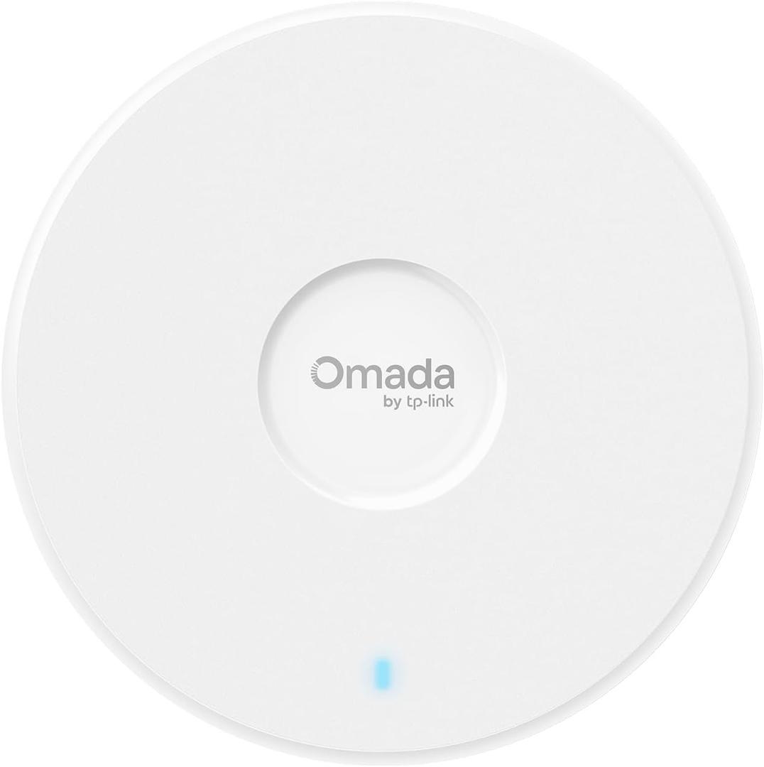 TP-Link Omada WiFi 7 Wireless Access Point - BE5000 Dual Band, 2.5G Port, PoE+ or DC Powered, DC Adapter Included, Captive Portal, Mesh, WPA3, Roaming, Business WiFi Experience(EAP720)