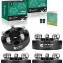 YHTAUTO 6x135 to 6x5.5 Wheel Adapters 1.25 Inch Compatible with Ford F-150 04-14, Jeep Grand Cherokee, Lincoln, Tire Spacers w/14x2.0 & 12.9 Grade Studs, 87.1mm Center Bore 6 Lug 4PCS