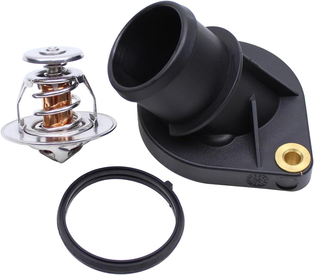 ApplianPar Engine Coolant Thermostat Housing Assembly for Jeep Liberty 2002-2012 Grand Cherokee Commander Dodge Ram 1500 Dakota 2000-2010 Nitro 2007-2011 Durango