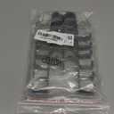 Hotop 12 Pcs Over The Cabinet Drawer Door Hooks 1.12 Inch for Hanger in The Cabinet Christmas Decoration Hooks Sturdy Metal Z Shaped Hanger Peg for Bathroom Clothes Towel(Black)