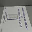 Jumbo Jewish Calendar 5786: 2025-2026