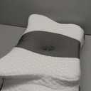 Pain Relief Cervical Pillow for Neck Support,Adjustable Ergonomic Pillow Cozy Sleeping,Odorless Orthopedic Memory Foam Pillows,Contour Bed Pillow for Side Back Stomach Sleeper (Queen Size-24.8''Lx14.96''Wx5.78''H, Grey)