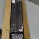 Dumbbell Set Rack, Rubber Coated Hex Dumbbell Weights in 150lbs, 5, 10, 15, 20, 25lbs Pair, Black