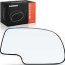 A-Premium Right Passenger Side Non-Heated Mirror Glass Replacement Compatible with 1999-2007 Chevy Silverado, Tahoe, Suburban, Avalanche & GMC Sierra, Yukon & Cadillac Escalade, Escalade ESV/EXT