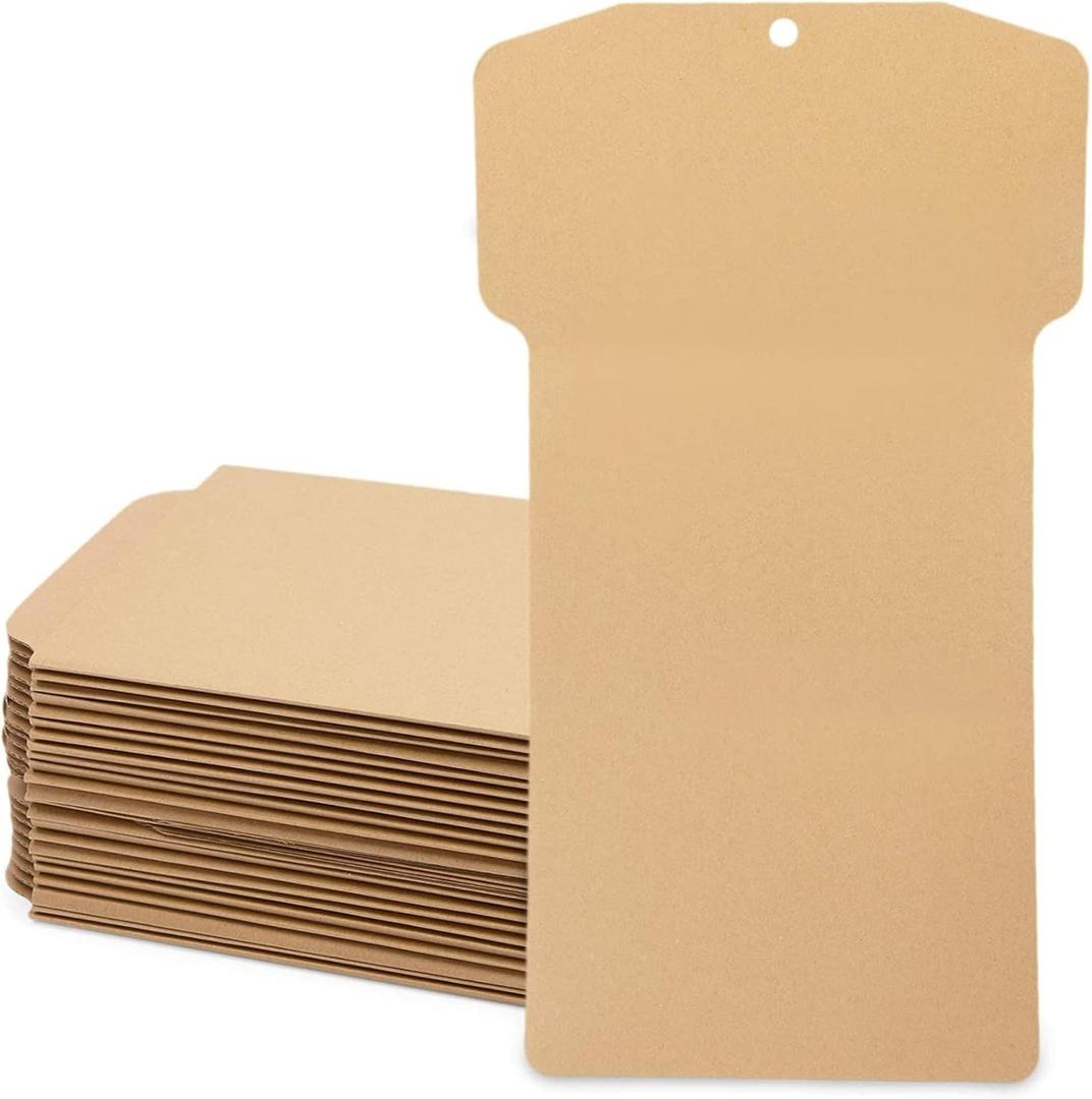 Bright Creations Brown Adult Cardboard Shirt Form for T Shirt Display - 17 x 30 in (24 Pack)