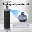 Carbon Shower filter cartridge 2PCS Compatible with Shower Filter System,Reduces chlorine, heavy metals, and other impurities to help alleviate dry skin and dry hair