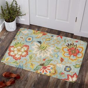 Lahome Collection Modern Floral Area Rug - 2X 3 Non-Slip Colorful Vintage Throw Area Rug Accent Distressed Floor Carpet for Living Room Bedrooms Decor (2X 3, Paisley)
