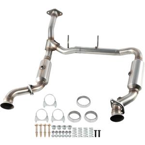Left and Right Catalytic Converter Kit Compatible with 2015 2016 2017 2018 2019 2020 F-150 2.7L V6 Turbocharged Engine，Replace# 645770 645167, EPA Compliant