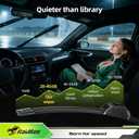 Raidbee 18+18 inch Silicone Windshield Wiper blades Replacement for Ford Ranger 2011-1999,Jeep Commander 2010-2006,CHEVY HHR 2011-2006,MAZDA MX-5 Miata 2015-1999 All-Season Silicone Wiper Blades
