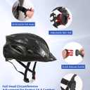 Zacro Adult Bike Helmet, Lightweight Bicycle Helmet with Removable Pads and Visor, CPSC Certified Safety Helmet for Men Women, Mountain Road Cycling Helmet for Adult, One Size
