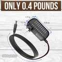 23-81-0701 Class 2 Power Adapters Replacement for Milwauke-e M18 Jobsite Fan Charger, 18V Power Cord with 6.5 Ft for Milwauke-e M18 Fan