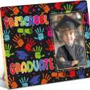 2 x JioJio Chan Kindergarten Graduation Picture Frame - Pre K Kindergarten My First Graduation Gift for kids, for 4"x6" Photo