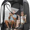 Sports Tent: Flycoop Portable Weather Pop Up Pod 2 Person to Provide Shelter from Wind Rain and Cold Weather Shelter for Outdoor Activities, Sports Events, Camping and Hiking