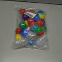 Cabilock 50Pc 1.77 Inch Fillable Empty Round Plastic Capsules for Vending Machines Party Favors DIY Storage Containers for Crafts Candy Holders