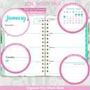 2026 Planner - Planner 2026, 2026 Planner Weekly and Monthly, Jan 2026 - Dec 2026, 8.5" x 6.4", Calendar Planner with Hardcover, Twin - Wire Binding, Monthly Tabs, Elastic Closure, Daily Organizer