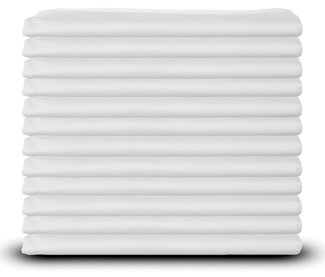 3 White Classic White Cotton King Size Pillow Cases, Heavy Weight Quality Pillowcase, Pillow Covers