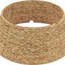 CENBOSS Rattan Christmas Tree Collar, Wicker Tree Skirt & Stand Base Cover (Natural, 30 inch)