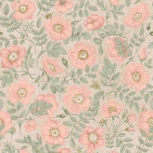 VEELIKE Vintage Pink Poppies Floral Peel and Stick Wallpaper Boho Flower Wallpaper for Nursery Bedroom 17.7''x118'' Floral Contact Paper for Cabinets Drawers Prepasted Removable Wall Paper
