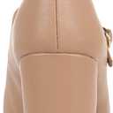Naturalizer Womens Lovable Cap Toe Mary Jane Pump Taupe Beige 5 M