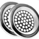 OFXDD Shower Drain Cover Hair Catcher 3", Metal Strainer Sink, Pop Up Drain Protector, Drain Catcher Shower, Drain Cover (Pack of 2)