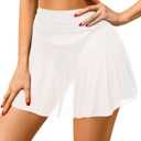 Pinup Fashion Sheer Mesh Skirt Women - Swim Mini High Waisted See Through Bikini Cover Up Skirts (White, XXL)