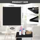 2 PCS Washer and Dryer Top Protector Mat, 27''x 27'' Silicone Washer and Dryer Covers for Top,Non Slip Heavy Duty Washing Machine Cover Protector Top Load for Laundry and Kitchen, Black