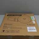 16.5" Microwave Turntable Plate Compatible with Whirlpool WPW10510836, 16 1/2 inch Microwave Glass Plate Replacement for Frigidaire 5304519348 GE WB48X29704 (16.5" Small Coupler Hole)